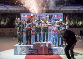 Italien gewinnt erstmalig Biathlon auf Schalke