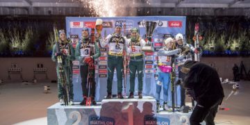 Italien gewinnt erstmalig Biathlon auf Schalke