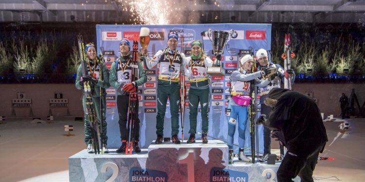 Italien gewinnt erstmalig Biathlon auf Schalke