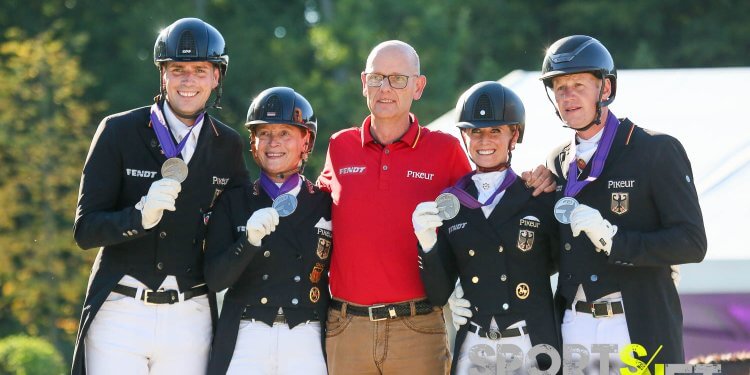 Mannschaftssilber für die deutschen Dressurreiter bei den FEI European Championship 2023