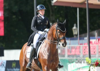 Katharina Hemmer (GER) siegt im Grand Prix Special auf dem Turnier der Sieger in Muenster mit Denoix PCH