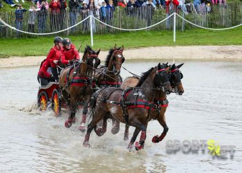 Mareike Harm (GER) in der Teilpruefung Marathon-Teipruefung des Preis der Schwartz-Gruppe auf dem CHIO Aachen