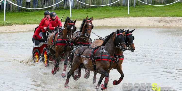 Mareike Harm (GER) in der Teilpruefung Marathon-Teipruefung des Preis der Schwartz-Gruppe auf dem CHIO Aachen