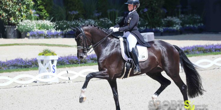 Isabell Werth mit Wendy de Fontaine in Preis der Familie Tesch 2025 auf dem CHIO Aachen (Foto: Jenny Musall)