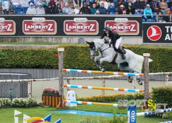 Marin Fuchs (SUI ) mit Leone Jei im Rolex Grand Prix beim CHIO Aachen 2025 (Foto: Jenny Musall)