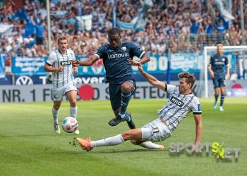 VfL Bochum 1848 gegen SV Elversberg am 2. Spieltag in der 2. Fußball Bundesliga (Foto: Sebastian Sendlak)