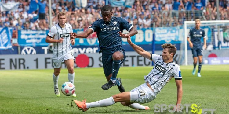 VfL Bochum 1848 gegen SV Elversberg am 2. Spieltag in der 2. Fußball Bundesliga (Foto: Sebastian Sendlak)