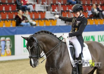 11.01.2026 - Katharina Hemmer (GER) gewinnt mit Special Gold PCH das LVM Dressur Championat beim Agravis Cup Münster (Foto: Jenny Musall)