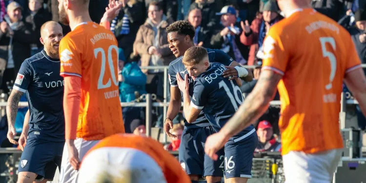 VfL Bochum 1848 luchst SV Darmstadt 98 ein 3:3 ab. (Foto: Sebastian Sendlak)