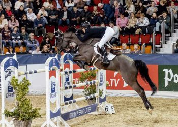 Im Sattel von Iron Dames Cascajall NRW legte Katrin Eckermann die schnellste Nullrunde im Parcours hin. (Foto: AGRAVIS Raiffeisen AG)
