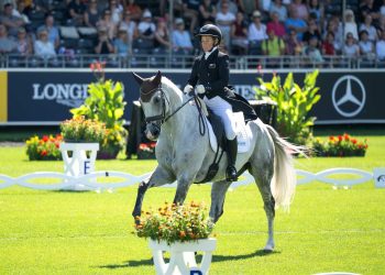 Sie brachten heute die zweitbeste Leistung im DHL-Preis: Jonelle Price und Senor Crocodillo. (Foto: ALRV/Leonie Minten)