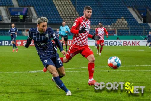 DFB-Pokal: VfL Bochum 1848 vs. 1. FSV Mainz 05 18.01.2022 -