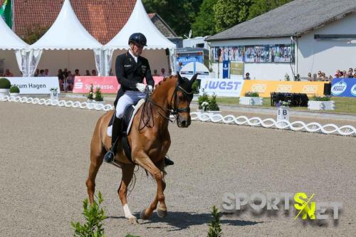 Frederik Wandres (GER) mit Duke of Britain